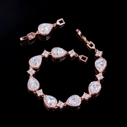 Infinity Glow Rose Bracelet