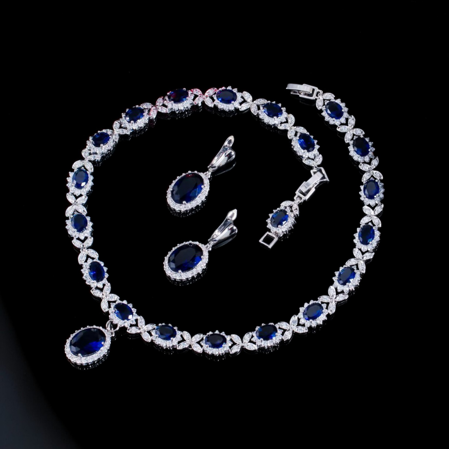 Royal Sapphire Jewelry Set