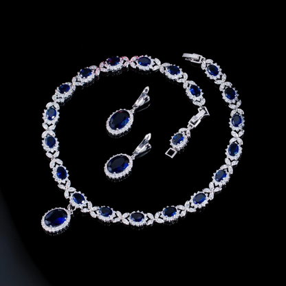 Royal Sapphire Jewelry Set