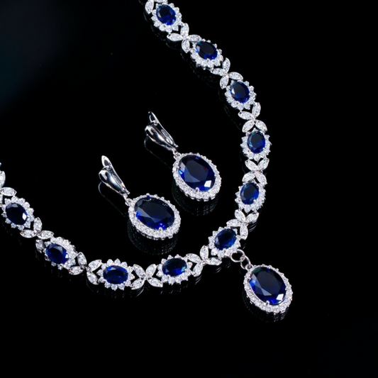 Royal Sapphire Jewelry Set