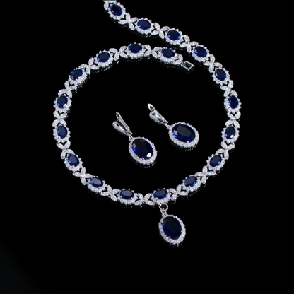 Royal Sapphire Jewelry Set