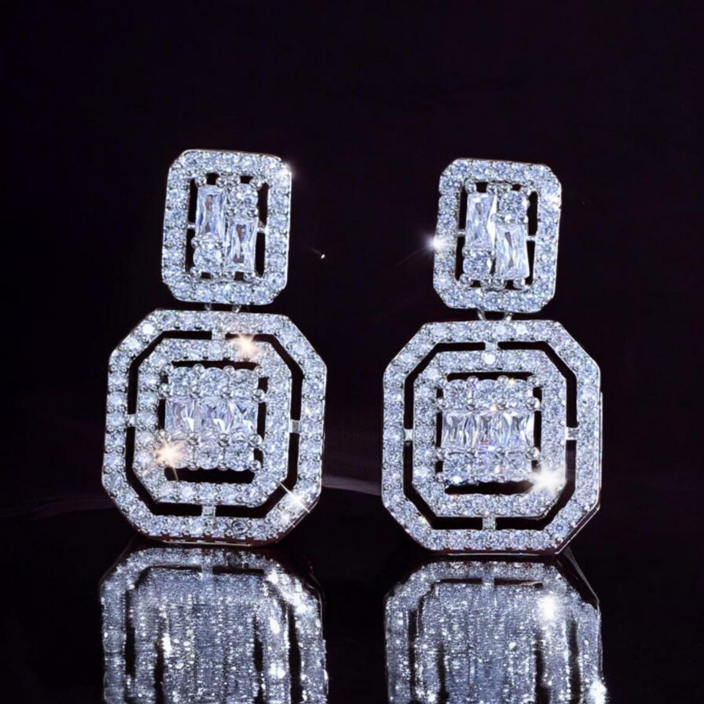 Silver Grand Palais Earrings