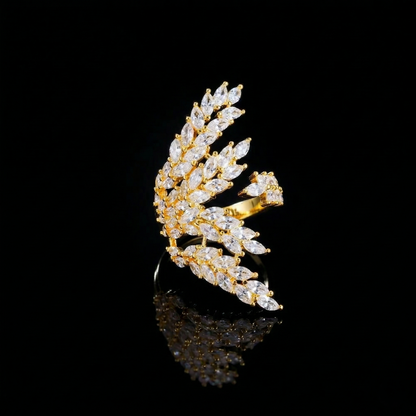 Marquise Leaf Ring | Radiant